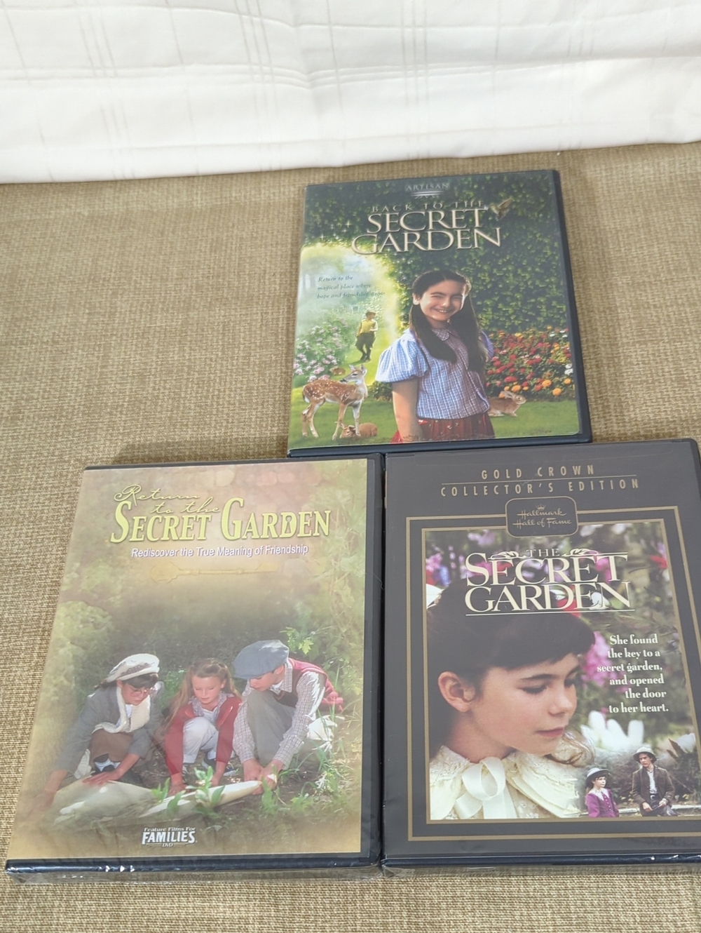 The Secret Garden DVD's X 3 (2 New Sealed, 1 Very Good)